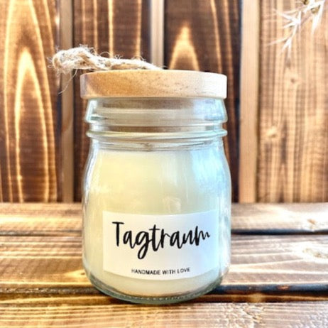 Duftkerze 3er Set #Tagtraum - golden Sand