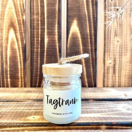 Duftkerze 3er Set #Tagtraum - golden Sand