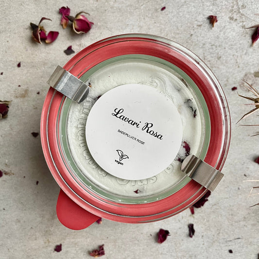 Badepulver Lavari #Rosa 160g